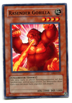 Yu-Gi-Oh! PLAYED/POOR Rasender Gorilla Common