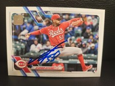 Vladimir Gutierrez Autograph Signed 2021 Topps Cincinnati Reds