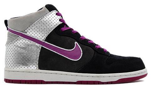 Nike Dunk High Patent Toe Grey Sunburst 317891-011 Size 13  display picture 1
