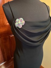 Strappy Little Black Cocktail Dress by Jump Apparel - Size 11/12