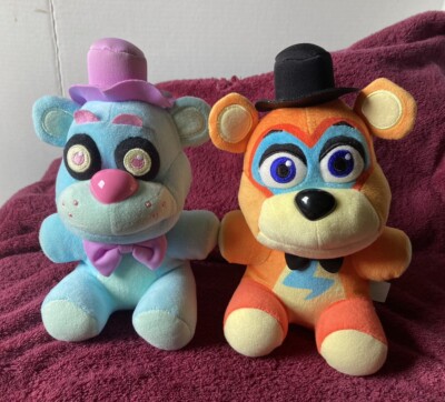 Funko FNAF Plush Lot Blacklight Freddy & Security Breach Freddy
