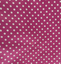 Pottery Barn Curtain Hot Pink White Polka Dots Kids Blackout 44x88 Drapes Panel
