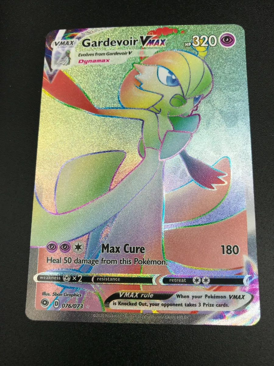  Pokemon - Gardevoir VMAX - 076/073 - Secret Rare : Toys & Games