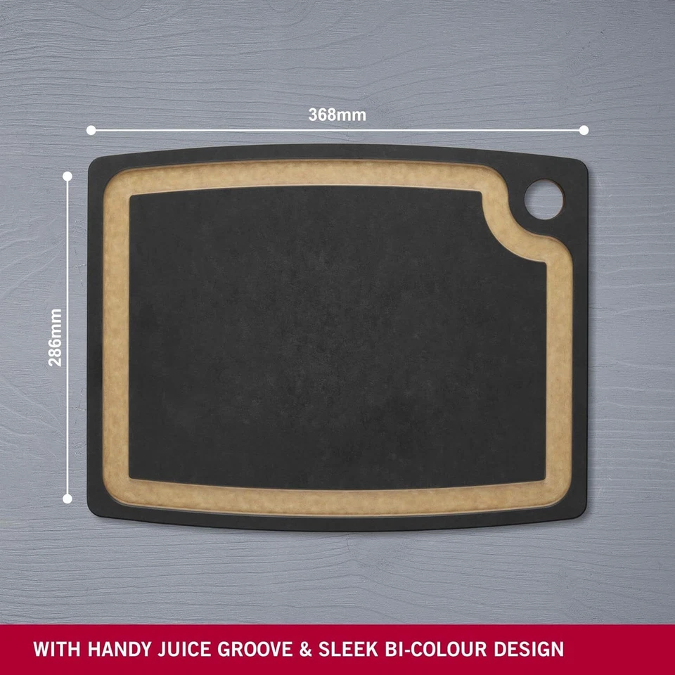 Tabla de Cortar VICTORINOX Gourmet Serie S Negra Hecha en EE. UU. 7.4128.3 Nueva Foto 3 de 4