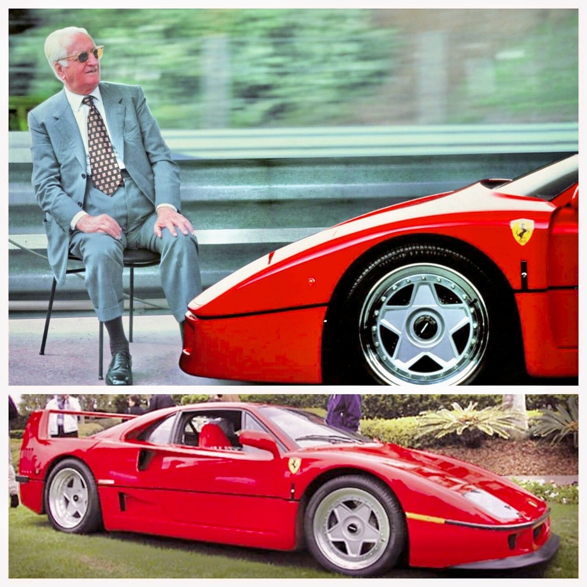 【レトロ】Ferrari F40 1/18 Bburago レッド 1987 1/18 BBurago 1987 Ferrari F40 (Red) Diecast Car Model