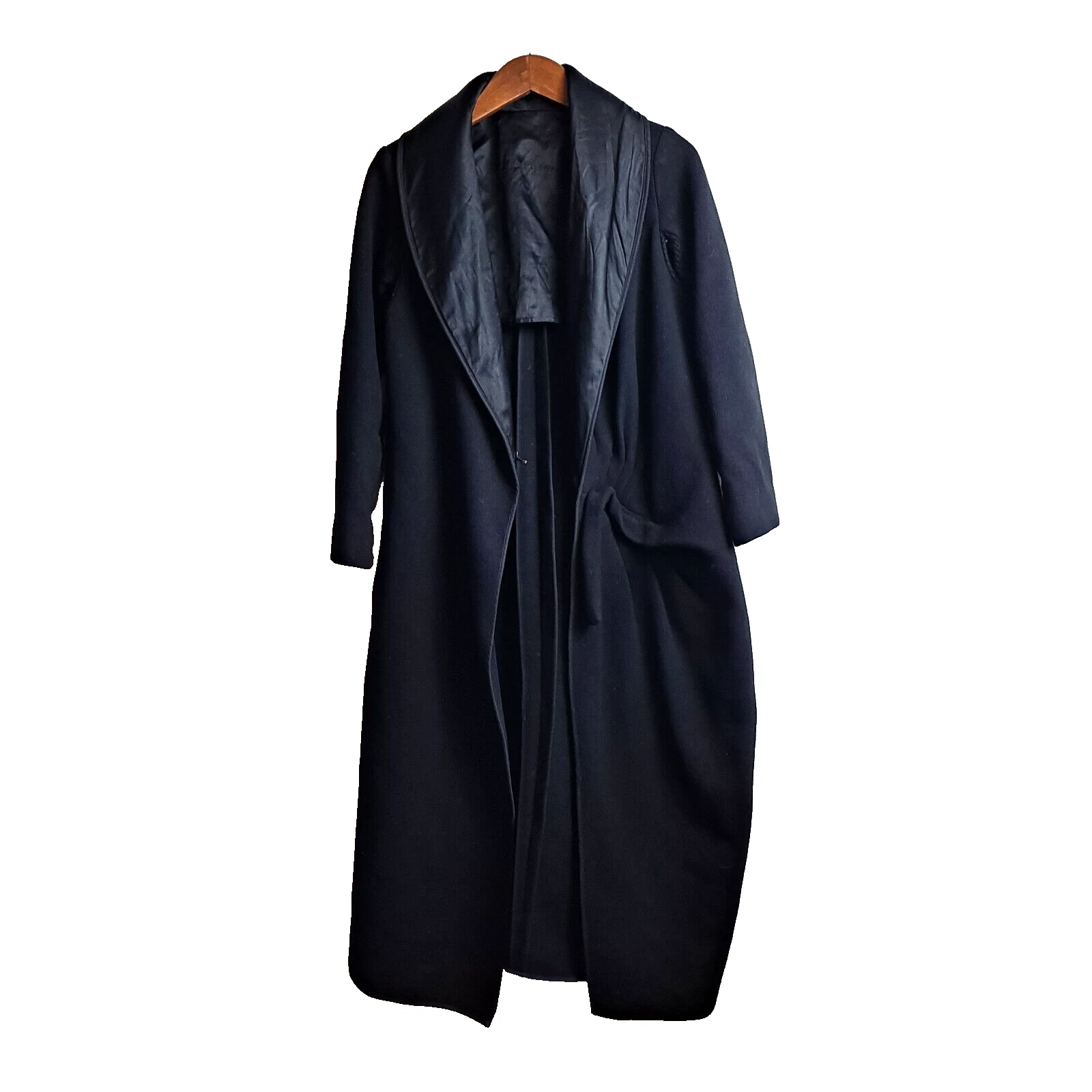 Rick Owens Cappotto Uomo 38 Nero Trench Maxi Lungo Avant Garde Futuristico Minimalista