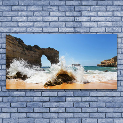 Tableau Sur Toile Tulup – Paysage Mer Et Plage – 140x70 Cm – Impression Moderne