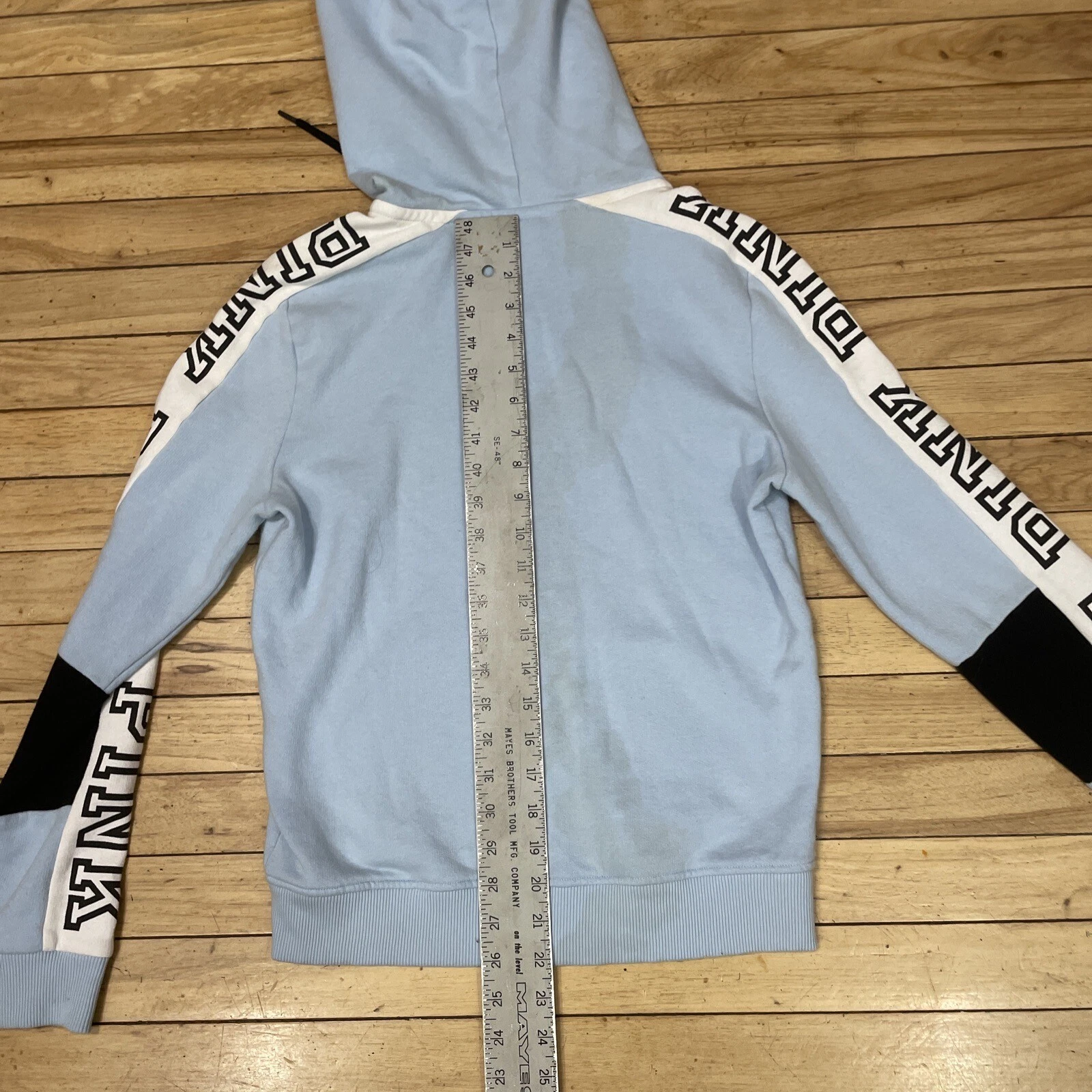 UNDERCOVER Felpa ROSA Victorias Secret con cappuccio SP donna zip blu colorblocco felpa stile Y2k cane SP