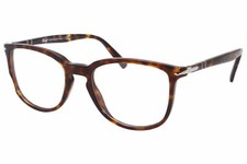 Persol PO3240-V 24 Men's Eyeglasses Havana Full Rim Square Optical Frame 52mm