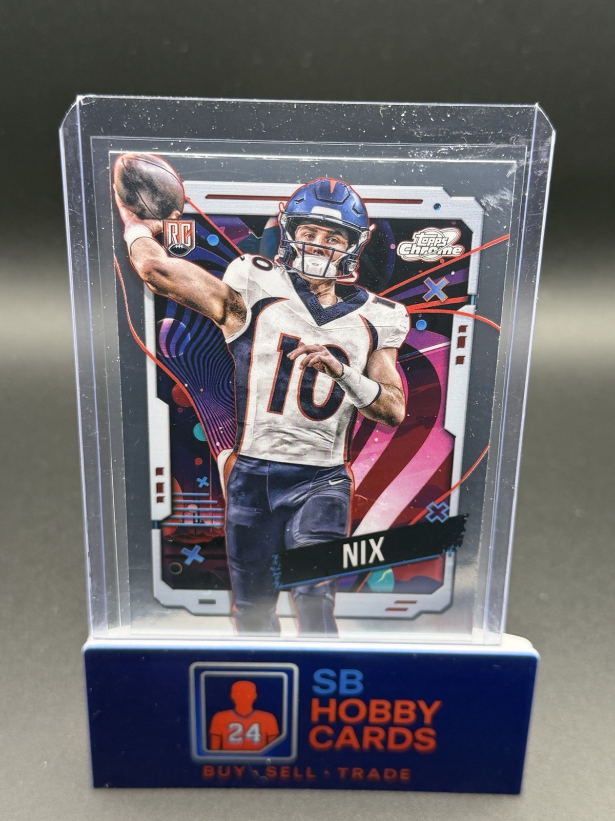 2024 Topps Cosmic Chrome BO NIX #127 RC Rookie Broncos Mint!