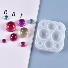 Flexible Silicone Mold for Beads Making 2Pcs White DIY Jewelry Mold