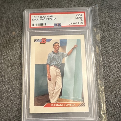 Bowman 1992 Mariano Rivera #302 RC  GOAT PSA 9 New York Yankees