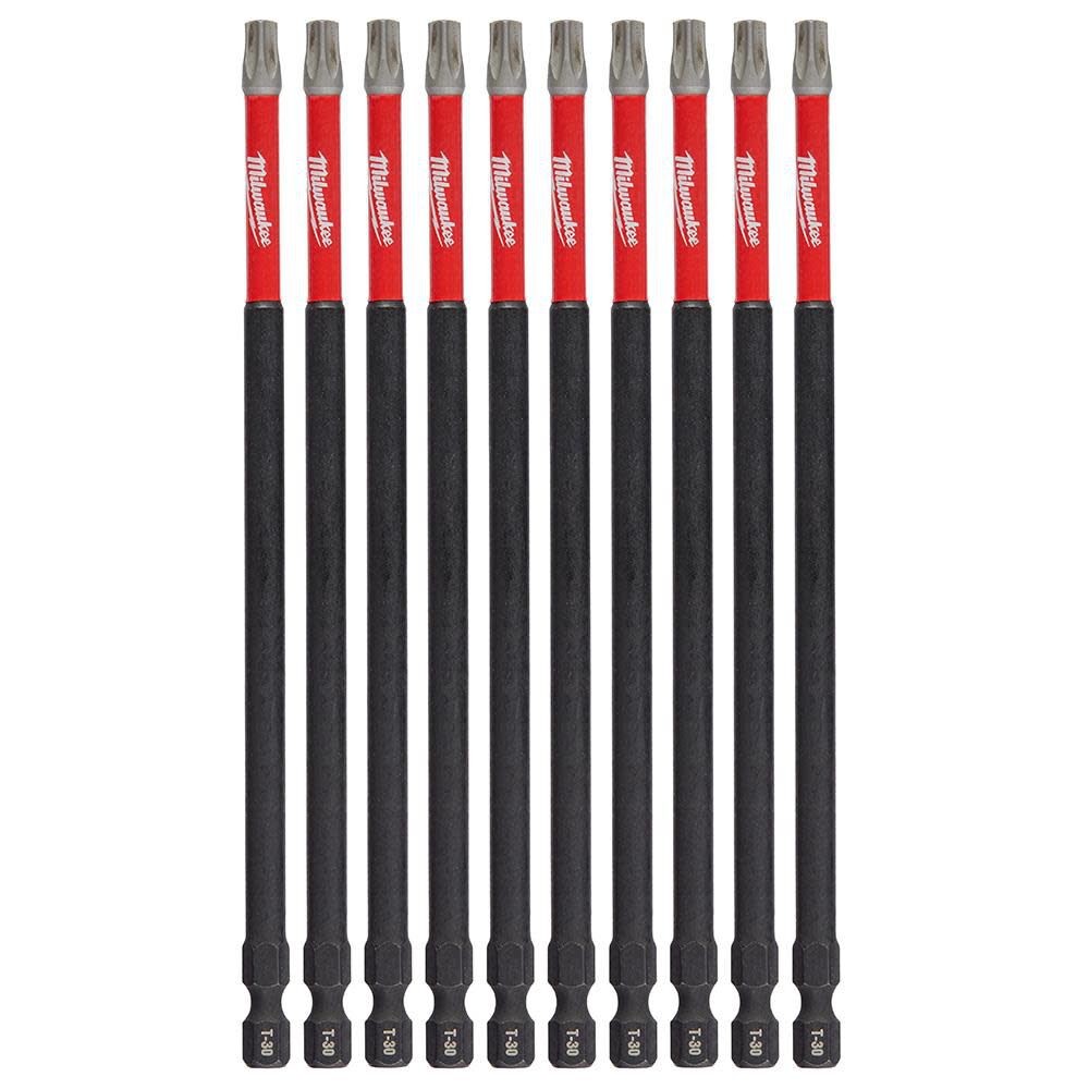 Milwaukee Shockwave 6 дюймов Ударная насадка Impact Torx T30 10Pk 7090₽