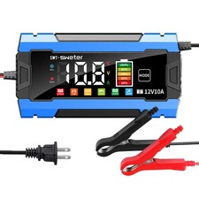 Smart 12v Car Battery Charger 10amp Pulse Repair For Lead Acid Lifepo4 Charger Smart 12v Car Battery Charger 10amp Pulse Repair For Lead Acid Lifepo4 Charger