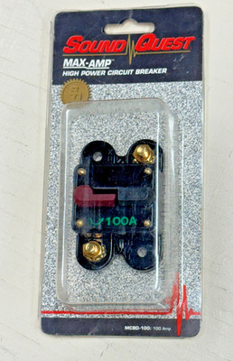Sound Quest 100A High power Circuit Breaker MCBD-100 Vintage New