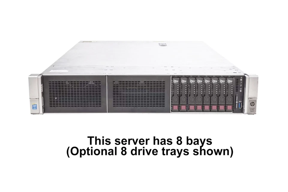 HP ProLiant DL380 G9 Server 2x E5-2620 V4 =16 Cores P440ar 32GB RAM 8x 2TB SAS - Image 3 of 4