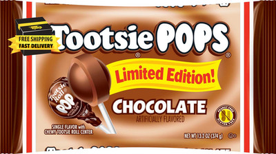 Tootsie Pops  Pops Chocolate Flavor Limited Edition Single Flavor Lollipops - 13
