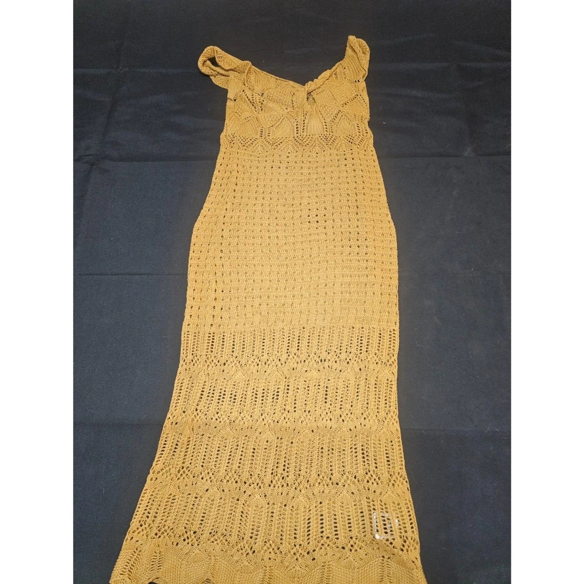 crochet dress ebay Vintage Dresses for Women for sale Size:US 2 Anastasia One Shoulder Modal Puffy Prom Dresses The red lining creates