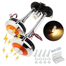 New 12v24v 300db Super Loud Train Hon Air Horn Kit With Led Light For Truck