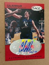 1999 Sage Basketball CAL BOWDLER #A7 Base AUTO /999