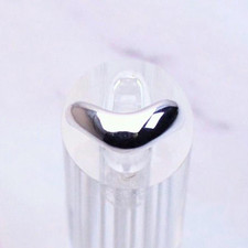 Sterling Silver Ring   Adjustable Minimalist Statement Band