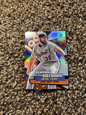 2018 Bowman Chrome Bowman Birthdays Michael Fulmer 