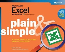 Microsoft Excel Version 2002 Plain Simple