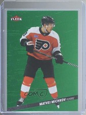 2025-26 Upper Deck Fleer Ultra Medallions Emerald Green 9/10 Matvei Michkov 1a7b