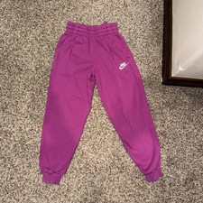 Nike Unisex Youth Purple Sweatpants Size Small Slightly Used