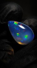 5.50 Ct Natural Ethiopian Welo Opal Cabochon – Multi Fire Flashy Play of Color
