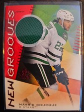 2024-25 Upper Deck SP Game Used Mavrik Bourque New Grooves Jersey #NG-17 (RC) (M