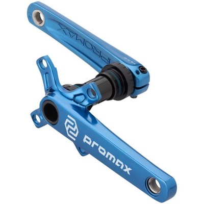 Promax CF-2 Crankset - 160mm, 24mm Spindle, 2-Piece, Blue CK21-024CF160-BL