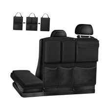 Car Trunk Organizer, Detachable Vehicle Seatback Hanging Storage Black