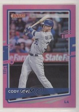 2020 Panini Donruss Nickname Variation Holo Pink Cody Bellinger (Cody Love) ut4