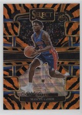 2023-24 Panini Select Concourse Tiger Stripes Prizm Marcus Sasser #70 18wd