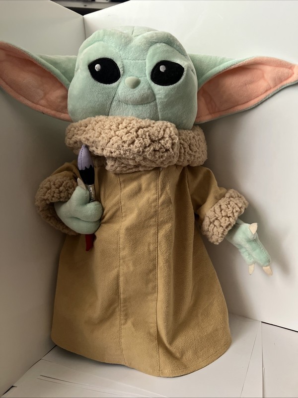 Grogu Freestanding Easter Greeter Plush Child Star Wars Disney Missing Egg