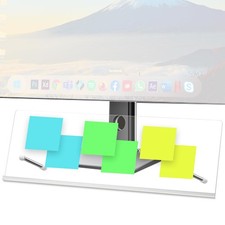 Monitor Memo Board Holder 14"x5", Adhesive-Free Message for 14"x5"