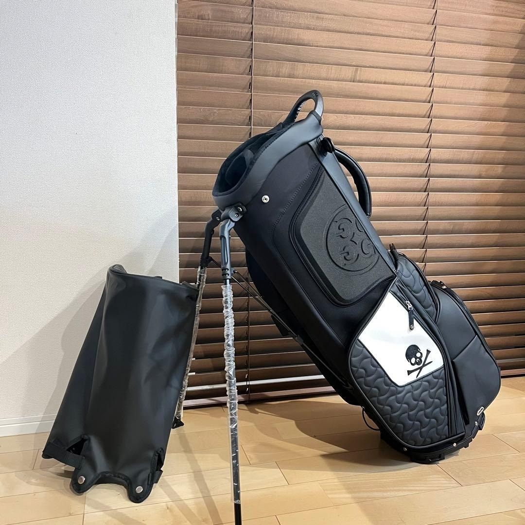 G/FORE Golf Caddy Bag / Stand Type / PU leather / Black Green/ 9.5