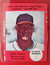 1968 Atlantic Richfield  Baseball Card    BOOG POWELL   Rules  Back