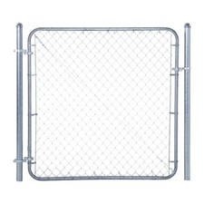 Adjust-A-Gate Fit-Right Chain Link Walk-Through Gate Kit,24"-72" x 6' Open Box
