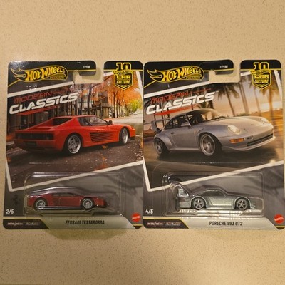 Hot Wheels Modern Classics Ferrari Testarossa & Porsche 993 GT2 1