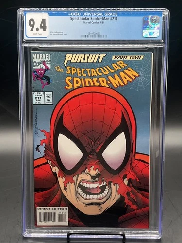 Spectacular Spider-Man #211 (Marvel Comics April 1994) CGC Graded 9.4