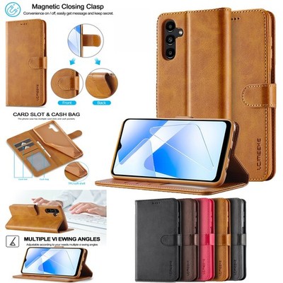 Für Samsung Galaxy A55 A35 A25 A15 A05S A54 A73 Brieftasche Leder Flip Hülle