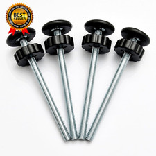 4 Pack 8MM Baby Gates Threaded Spindle Rod Replacement Parts Extra Long