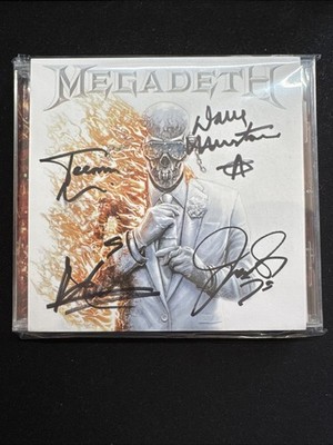 Megadeth Album Vinyl TalkShop Live Exclusive SEALED NEW In-Hand Signed Insert