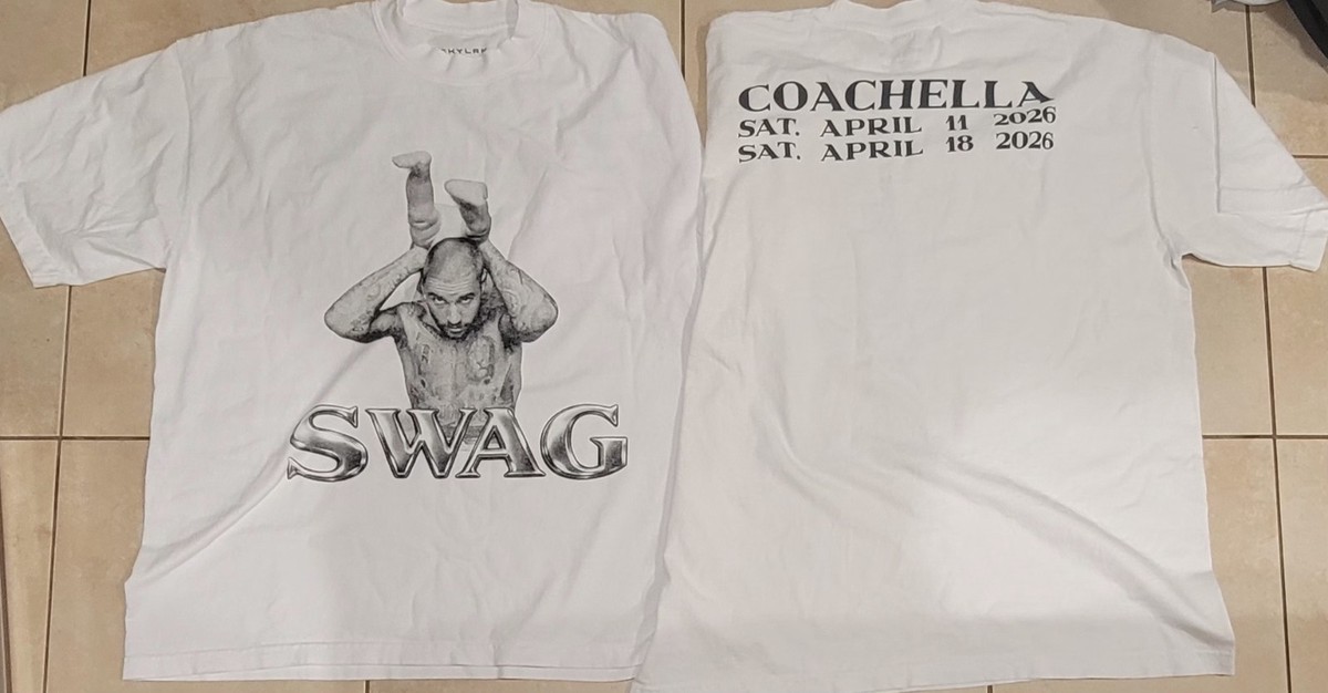 Justin Bieber Coachella Baby Shirt SWAG Medium 2026 SKYLRK