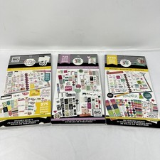 Lot of 3 Happy Planner Sticker MAMBI Student Color Story Create 365 Teacher