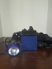 Nite Lite Ultra Light Rechargeable Head Lamp And Battery Pack With Shouler Waist