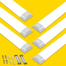 LED Batten Ceiling Lights 6500K 2FT 3FT 4FT 5FT 6FT 8FT Strip Lights Office Home