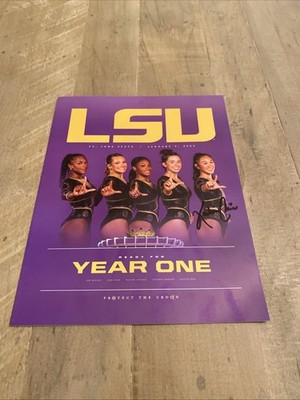 KAILIN CHIO SIGNED LSU TIGERS GYMNASTICS 1-3-25 PROGRAM. Collegiate Debut!! 